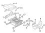 Diagram SEATS & TRACKS. DRIVER SEAT COMPONENTS. for your 2015 Mazda 3 s Touring Sedan