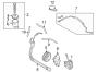Diagram STEERING GEAR & LINKAGE. PUMP & HOSES. for your 2004 Mazda