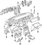 Image of Cluster visor. HOOD, METER. image for your 1997 Mazda MIATA   