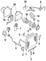 Image of Condenser bracket. (Upper) image for your Mazda B4000  