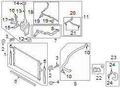 Image of Radiator Coolant Hose image for your 2018 Mazda 3   