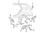 Diagram QUARTER PANEL & COMPONENTS. for your 2015 Mazda CX-5 Grand Touring