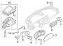 Image of Heater. Control. HE. Dash Unit. image for your 2024 Mazda CX-5   