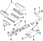 Image of Exhaust System Hanger image for your 1998 Mazda 626   