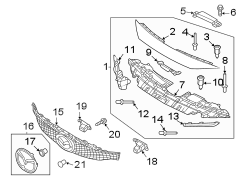 Image of Grille (Lower) image for your Mazda MX-30 EV  