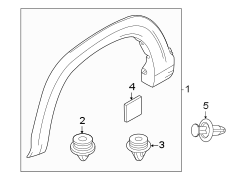 Image of Wheel Arch Molding (Front) image for your 2021 Mazda CX-5   