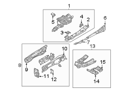 Image of Fender Apron Reinforcement (Front, Upper, Lower) image for your 2015 Mazda MX-5 Miata   