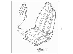 Image of Seat Back Cushion Spring (Front) image for your 1990 Mazda
