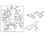 Diagram FENDER. STRUCTURAL COMPONENTS & RAILS. for your 2013 Mazda CX-9