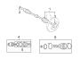 Diagram FRONT SUSPENSION. DRIVE AXLES. for your 2009 Mazda CX-9