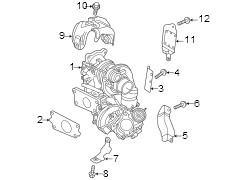 Image of Exhaust Manifold Gasket image for your 1994 Mazda Navajo   