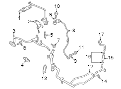 Image of PIPE, WATER. Water inlet. image for your 2009 Mazda CX-7   