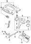 Image of Quarter trim Assembly. (Right) image for your Mazda