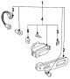 Image of Backup lamp Assembly. (Left) image for your Mazda