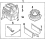 HVAC Blower Motor Housing