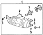 Headlight Assembly (Left)