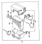 A/C Evaporator Core and Case Assembly