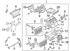 HVAC Blower Motor Housing Insulator