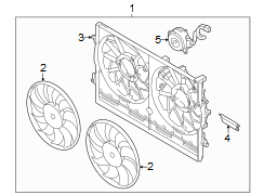 Engine Cooling Fan Shroud Cap