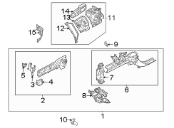 Frame Side Member (Left, Front, Rear, Lower)