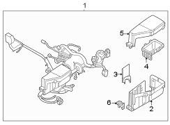 Fuse and Relay Center Cover (Upper)