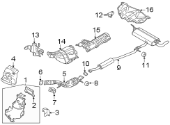 Exhaust System Hanger (Front, Rear)