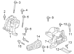 Automatic Transmission Mount Bolt