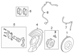 Brake Dust Shield (Left, Front)