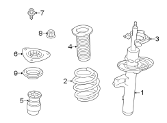 Suspension Strut Bearing (Front, Upper)