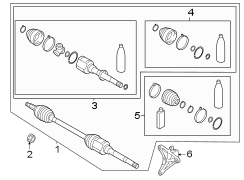 CV Axle Assembly (Front)