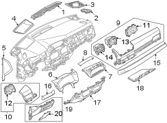 Instrument Panel Trim Panel (Lower)