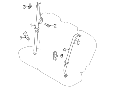 Seat Belt Lap and Shoulder Belt