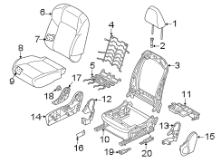 Seat Track Bracket (Front)