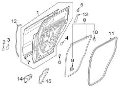 Door Seal (Front, Rear)