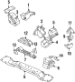 Automatic Transmission Mount Bracket. Manual Transmission Mount Bracket. Automatic Transmission.