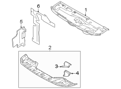 Radiator Support Baffle