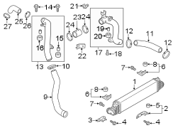 Intercooler Bracket (Right, Lower)