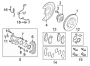 Brake. Clip. Disc. Abutment Set. Anti - Rattle Set. Pad Retaining. Pads. (Front). A set of clips...