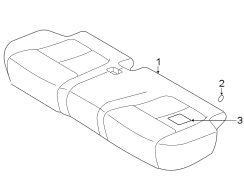 Seat Cushion Pad (Rear)