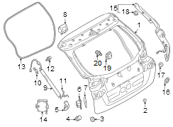 Liftgate Lift Support Bolt