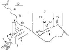 Liftgate Washer Hose (Rear)