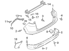 Bumper Guide (Left, Rear, Upper, Lower)