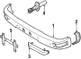 Diagram FRONT BUMPER. BUMPER & COMPONENTS. for your 1985 Porsche 911