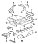 Seal. Cover. Engine. Panel. Extension. Motor packing. (Rear, Lower)