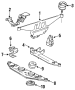 ENGINE MOUNT. Motor mount. 