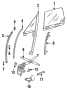 Image of Window Regulator image for your 2022 Porsche Cayenne   