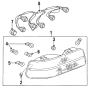 Image of Tail lamp Assembly. Tail Light Assembly. image for your 1990 Porsche 944   