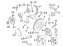 Diagram Front suspension. Brake components. for your Porsche