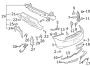 Diagram Rear bumper. Bumper & components. for your Porsche