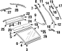 Diagram ROOF & COMPONENTS. for your Porsche 911